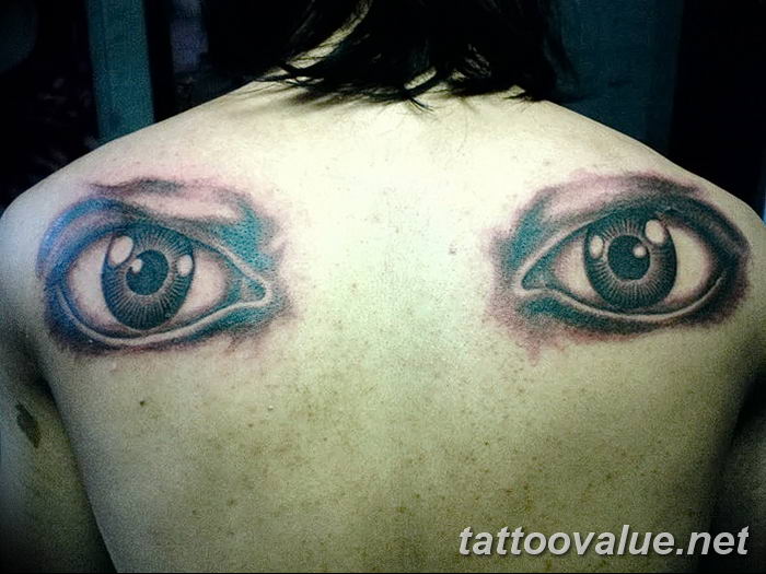 photo of eye tattoo 27.11.2018 №225 - an example of a finished eye tattoo - tattoovalue.net