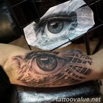 photo of eye tattoo 27.11.2018 №233 - an example of a finished eye tattoo - tattoovalue.net