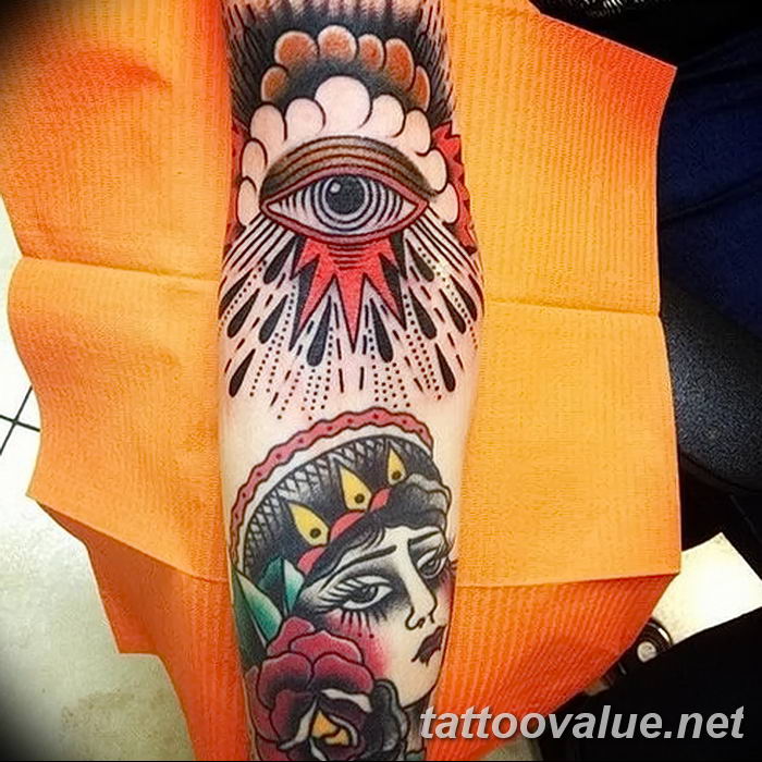 photo of eye tattoo 27.11.2018 №236 - an example of a finished eye tattoo - tattoovalue.net