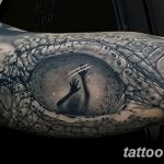 photo of eye tattoo 27.11.2018 №237 - an example of a finished eye tattoo - tattoovalue.net