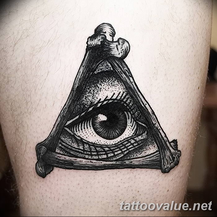 photo of eye tattoo 27.11.2018 №238 - an example of a finished eye tattoo - tattoovalue.net