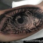photo of eye tattoo 27.11.2018 №258 - an example of a finished eye tattoo - tattoovalue.net