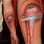 photo of eye tattoo 27.11.2018 №261 - an example of a finished eye tattoo - tattoovalue.net