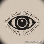 photo of eye tattoo 27.11.2018 №268 - an example of a finished eye tattoo - tattoovalue.net