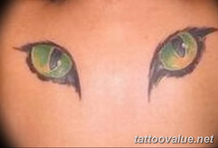photo of eye tattoo 27.11.2018 №269 - an example of a finished eye tattoo - tattoovalue.net