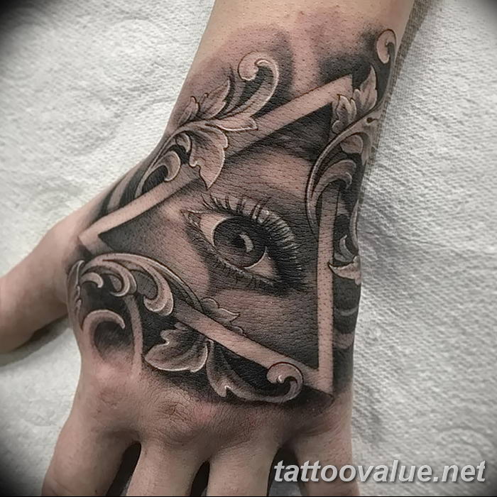 photo of eye tattoo 27.11.2018 №272 - an example of a finished eye tattoo - tattoovalue.net