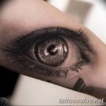 photo of eye tattoo 27.11.2018 №277 - an example of a finished eye tattoo - tattoovalue.net