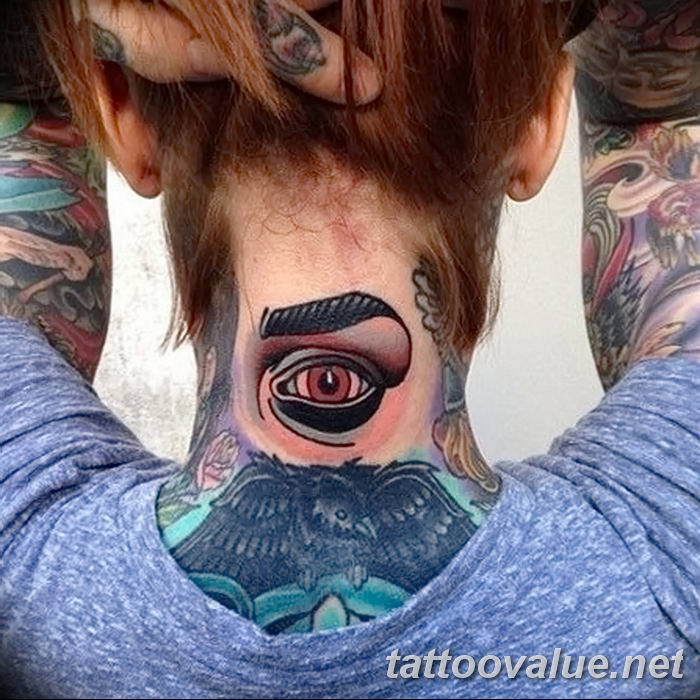 photo of eye tattoo 27.11.2018 №285 - an example of a finished eye tattoo - tattoovalue.net