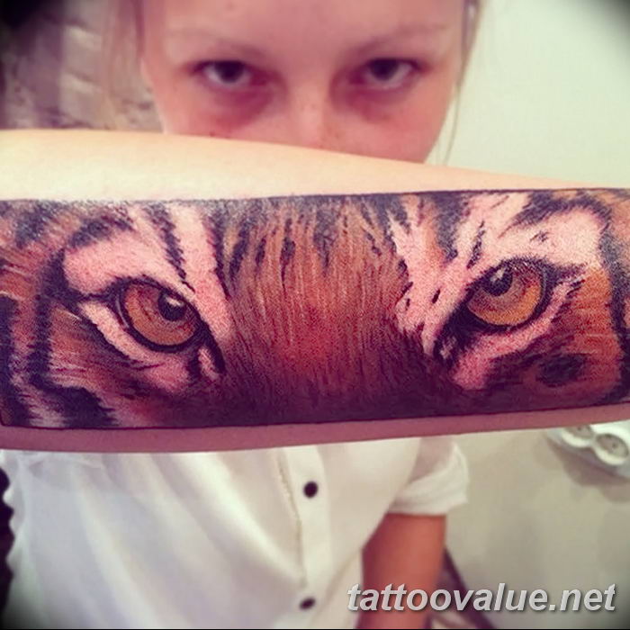 photo of eye tattoo 27.11.2018 №287 - an example of a finished eye tattoo - tattoovalue.net