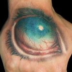 photo of eye tattoo 27.11.2018 №288 - an example of a finished eye tattoo - tattoovalue.net