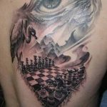 photo of eye tattoo 27.11.2018 №291 - an example of a finished eye tattoo - tattoovalue.net