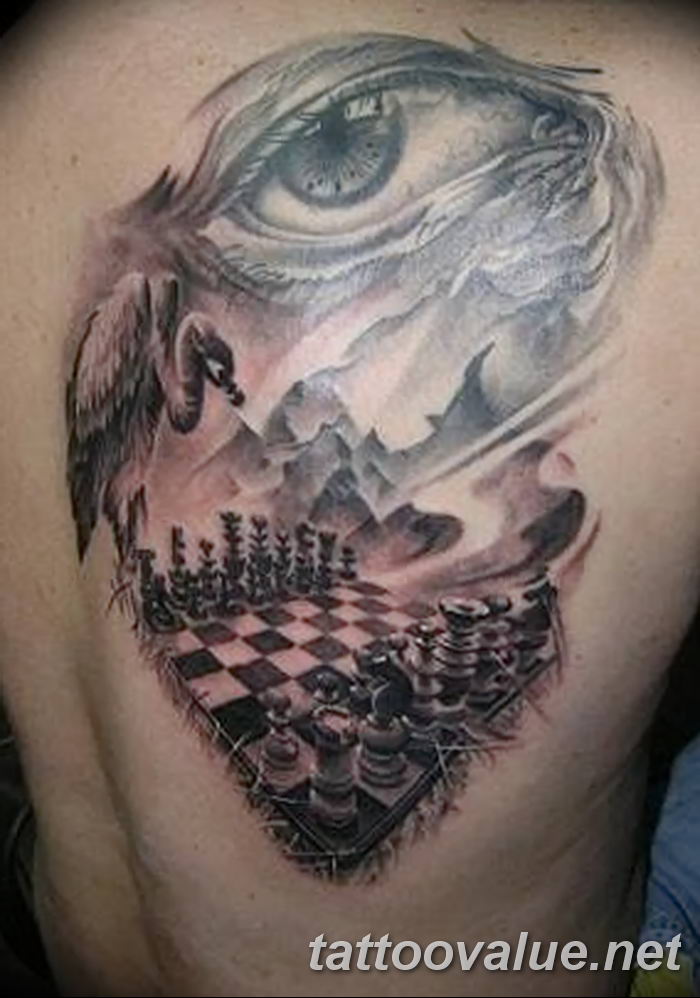 photo of eye tattoo 27.11.2018 №291 - an example of a finished eye tattoo - tattoovalue.net