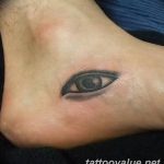 photo of eye tattoo 27.11.2018 №297 - an example of a finished eye tattoo - tattoovalue.net
