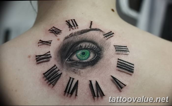 photo of eye tattoo 27.11.2018 №301 - an example of a finished eye tattoo - tattoovalue.net