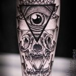 photo of eye tattoo 27.11.2018 №303 - an example of a finished eye tattoo - tattoovalue.net
