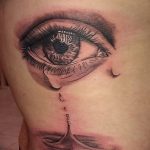 photo of eye tattoo 27.11.2018 №305 - an example of a finished eye tattoo - tattoovalue.net
