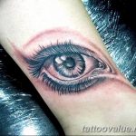 photo of eye tattoo 27.11.2018 №307 - an example of a finished eye tattoo - tattoovalue.net