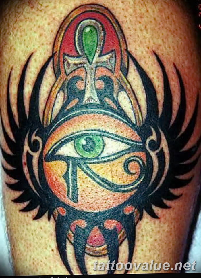 photo of eye tattoo 27.11.2018 №315 - an example of a finished eye tattoo - tattoovalue.net
