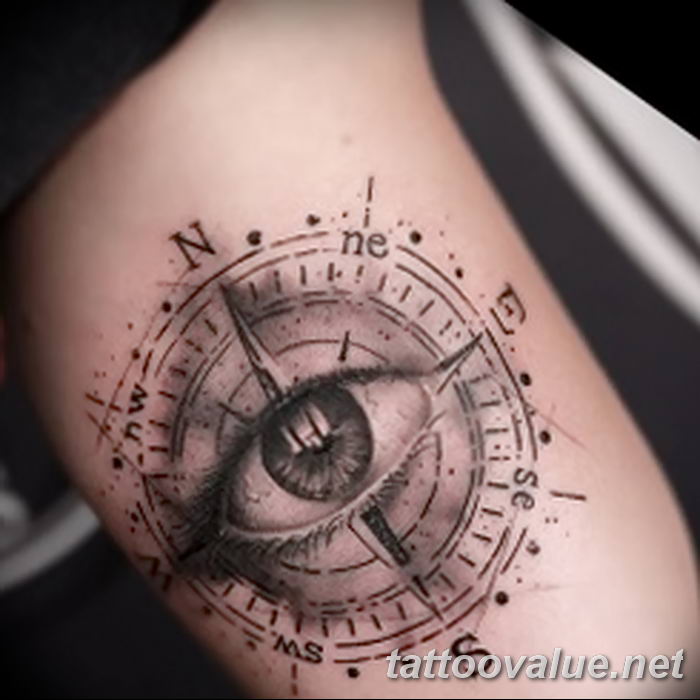 photo of eye tattoo 27.11.2018 №316 - an example of a finished eye tattoo - tattoovalue.net