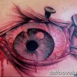 photo of eye tattoo 27.11.2018 №331 - an example of a finished eye tattoo - tattoovalue.net