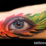photo of eye tattoo 27.11.2018 №333 - an example of a finished eye tattoo - tattoovalue.net