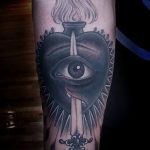 photo of eye tattoo 27.11.2018 №340 - an example of a finished eye tattoo - tattoovalue.net