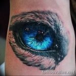 photo of eye tattoo 27.11.2018 №350 - an example of a finished eye tattoo - tattoovalue.net
