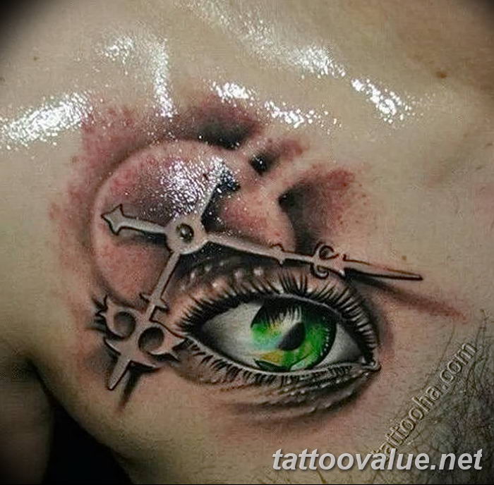 photo of eye tattoo 27.11.2018 №352 - an example of a finished eye tattoo - tattoovalue.net