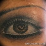 photo of eye tattoo 27.11.2018 №355 - an example of a finished eye tattoo - tattoovalue.net