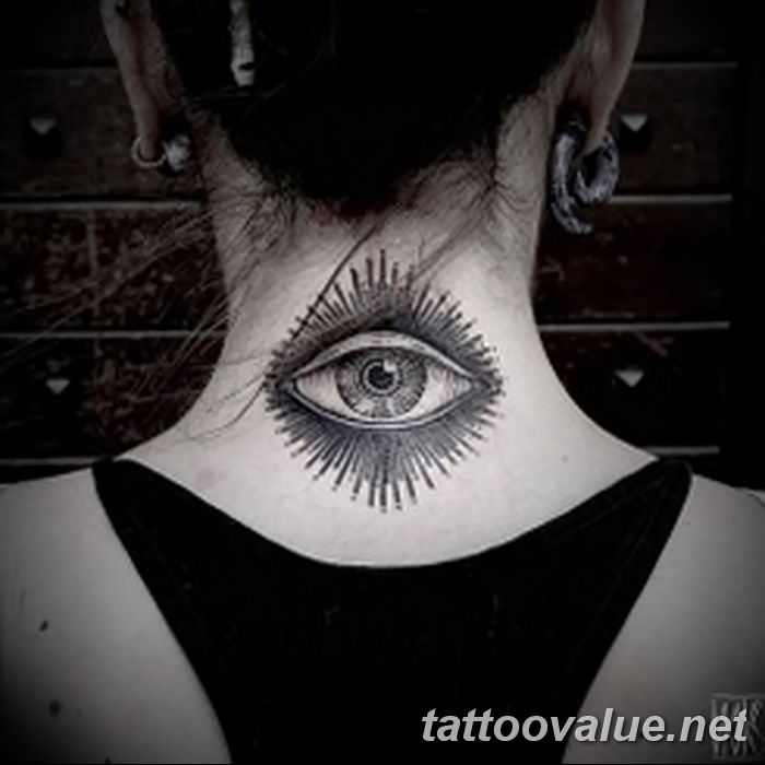 photo of eye tattoo 27.11.2018 №356 - an example of a finished eye tattoo - tattoovalue.net