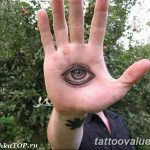 photo of eye tattoo 27.11.2018 №364 - an example of a finished eye tattoo - tattoovalue.net