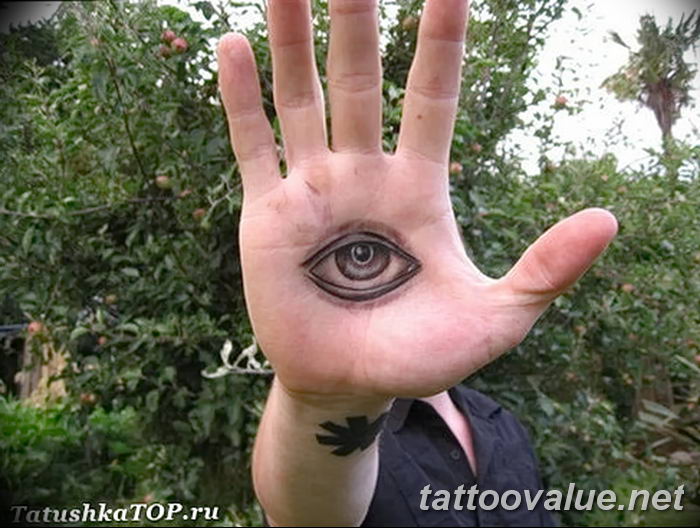 photo of eye tattoo 27.11.2018 №364 - an example of a finished eye tattoo - tattoovalue.net