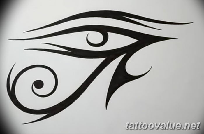 photo of eye tattoo 27.11.2018 №365 - an example of a finished eye tattoo - tattoovalue.net