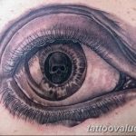 photo of eye tattoo 27.11.2018 №366 - an example of a finished eye tattoo - tattoovalue.net