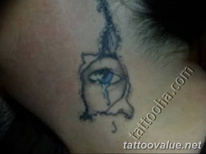 photo of eye tattoo 27.11.2018 №381 - an example of a finished eye tattoo - tattoovalue.net