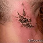 photo of eye tattoo 27.11.2018 №383 - an example of a finished eye tattoo - tattoovalue.net