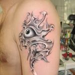 photo of eye tattoo 27.11.2018 №390 - an example of a finished eye tattoo - tattoovalue.net