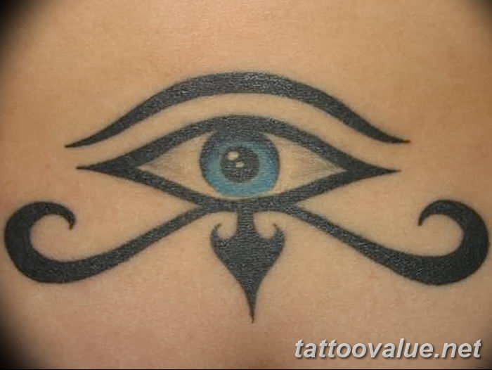 photo of eye tattoo 27.11.2018 №399 - an example of a finished eye tattoo - tattoovalue.net