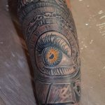 photo of eye tattoo 27.11.2018 №403 - an example of a finished eye tattoo - tattoovalue.net