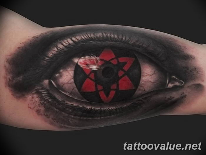 photo of eye tattoo 27.11.2018 №405 - an example of a finished eye tattoo - tattoovalue.net
