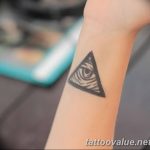 photo of eye tattoo 27.11.2018 №408 - an example of a finished eye tattoo - tattoovalue.net