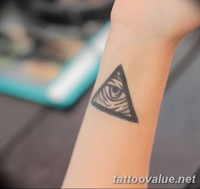 photo of eye tattoo 27.11.2018 №408 - an example of a finished eye tattoo - tattoovalue.net