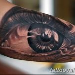 photo of eye tattoo 27.11.2018 №414 - an example of a finished eye tattoo - tattoovalue.net