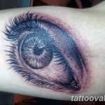 photo of eye tattoo 27.11.2018 №418 - an example of a finished eye tattoo - tattoovalue.net