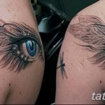 photo of eye tattoo 27.11.2018 №425 - an example of a finished eye tattoo - tattoovalue.net