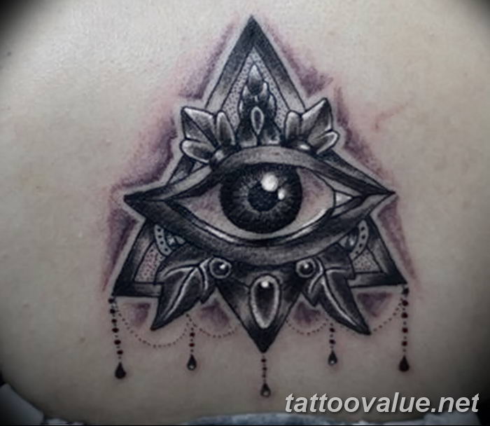 photo of eye tattoo 27.11.2018 №427 - an example of a finished eye tattoo - tattoovalue.net