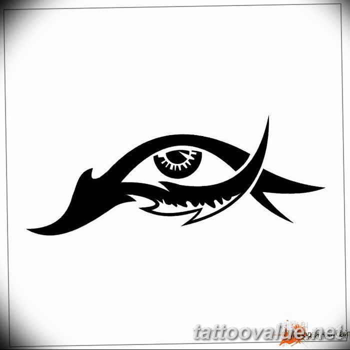 photo of eye tattoo 27.11.2018 №430 - an example of a finished eye tattoo - tattoovalue.net