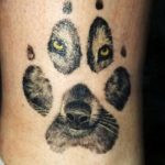 photo of wolf tattoo 27.11.2018 №156 - an example of a finished wolf tattoo - tattoovalue.net