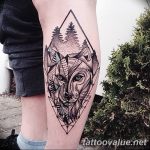 photo of wolf tattoo 27.11.2018 №016 - an example of a finished wolf tattoo - tattoovalue.net