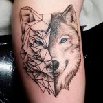 photo of wolf tattoo 27.11.2018 №017 - an example of a finished wolf tattoo - tattoovalue.net